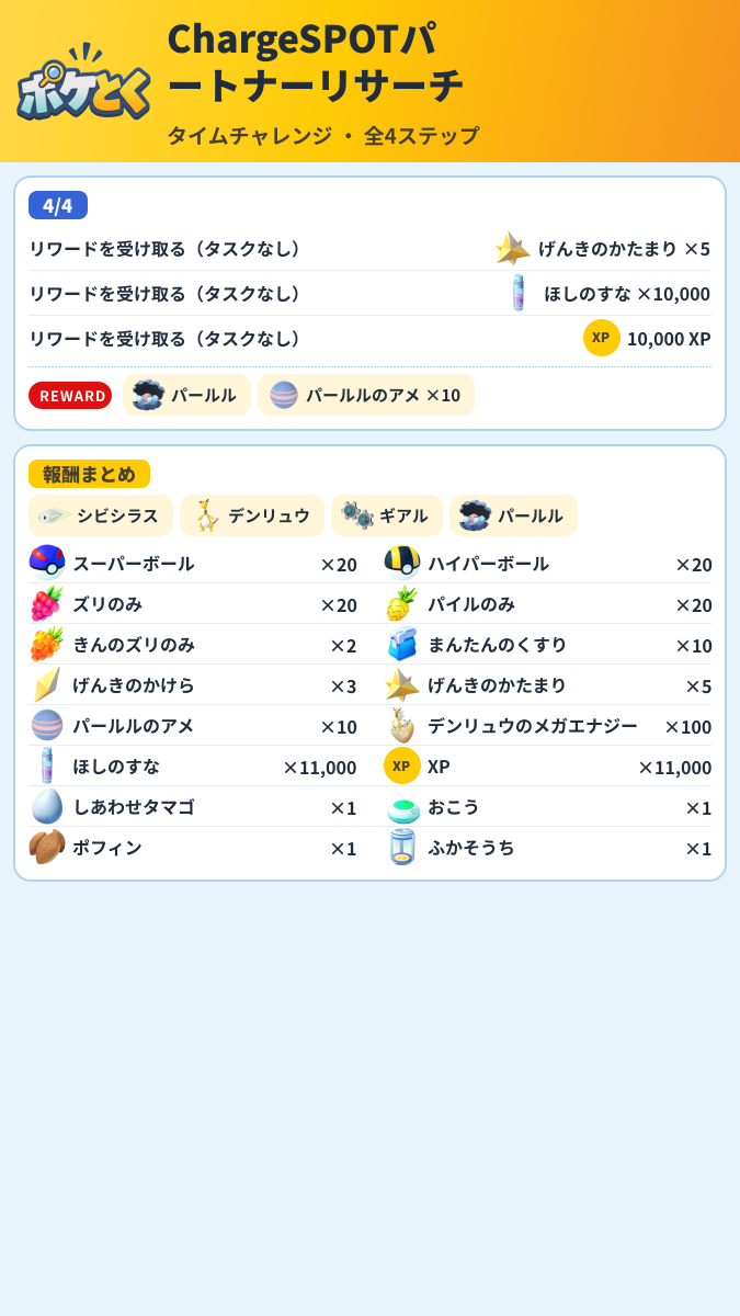 ChargeSPOTパートナーリサーチ タイムチャレンジ攻略のまとめ画像 (2/2)