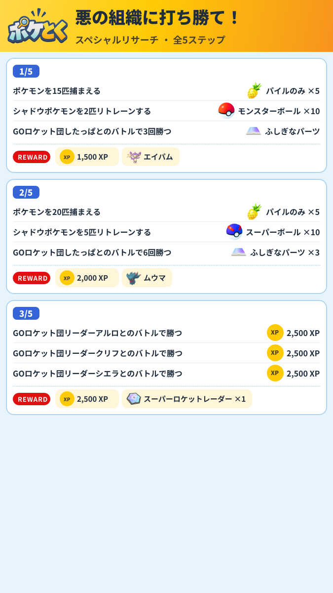 悪の組織に打ち勝て! スペシャルリサーチ攻略のまとめ画像 (1/2)