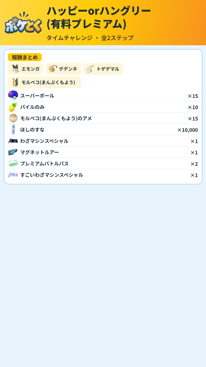 ハッピーorハングリー(有料プレミアム) タイムチャレンジ攻略のまとめ画像 (2/2)