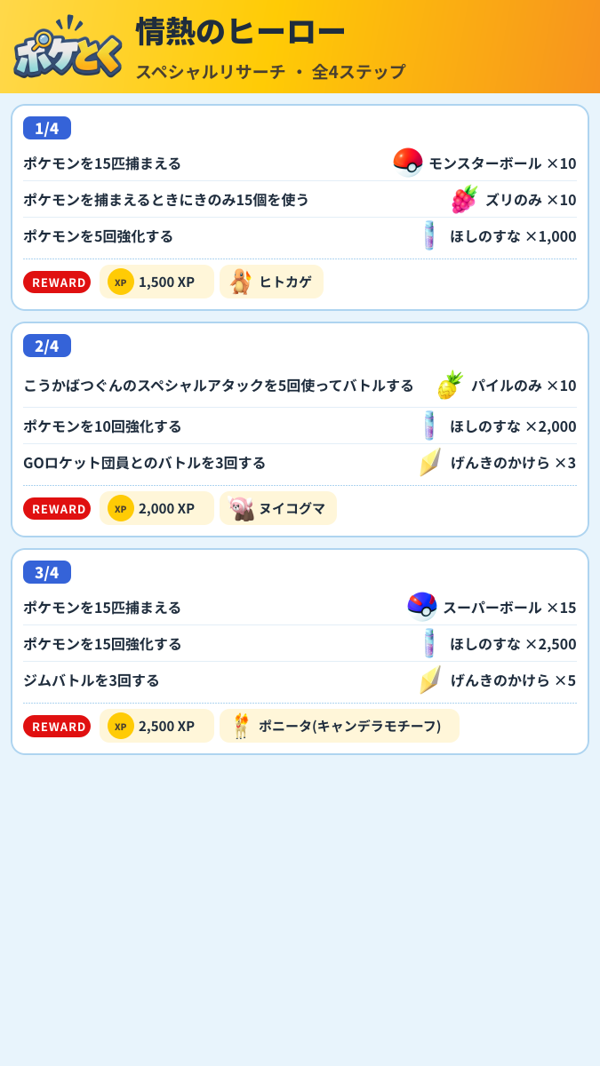 情熱のヒーロー スペシャルリサーチ攻略のまとめ画像 (1/2)