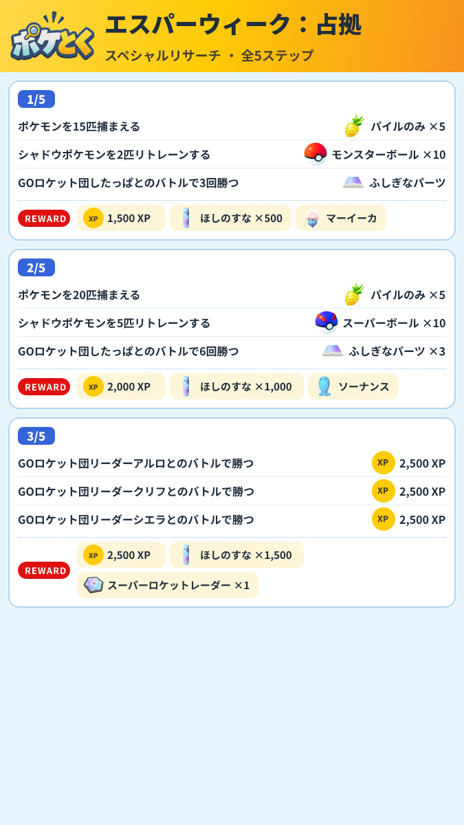 エスパーウィーク:占拠 スペシャルリサーチ攻略のまとめ画像 (1/2)
