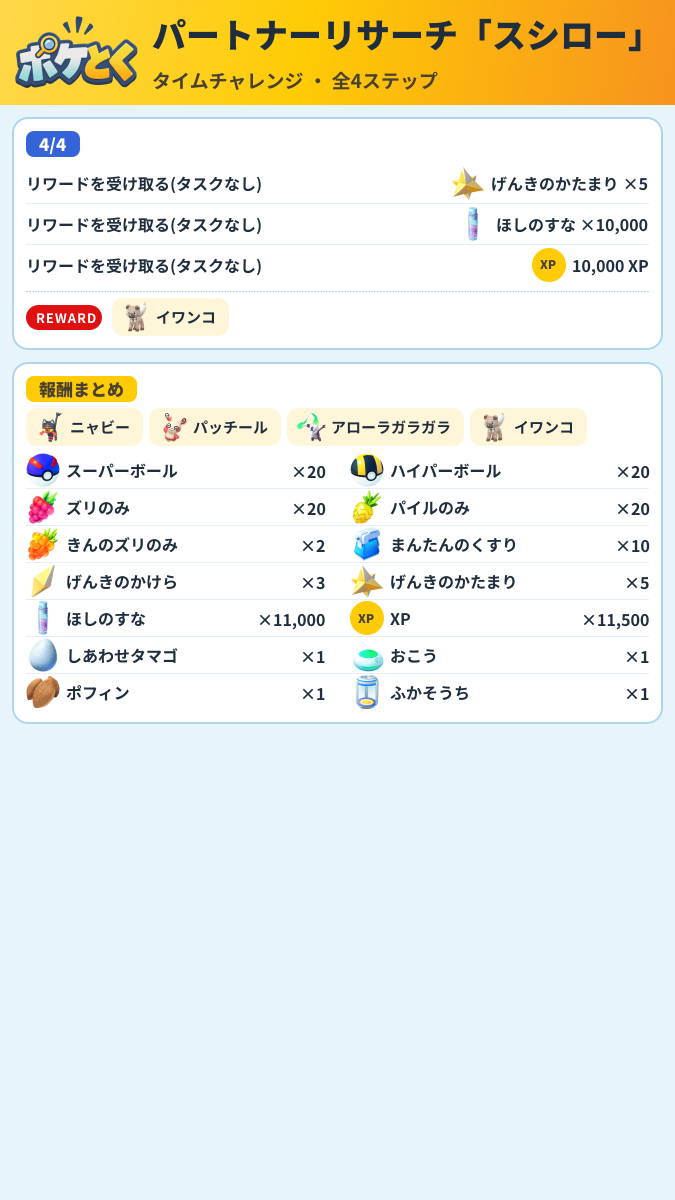 パートナーリサーチ「スシロー」 タイムチャレンジ攻略のまとめ画像 (2/2)