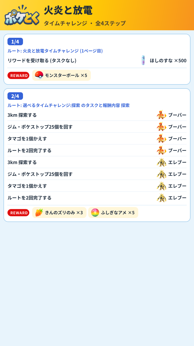 火炎と放電 タイムチャレンジ攻略のまとめ画像 (1/3)